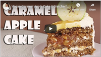 Vegan Caramel Apple Cake || Gretchen&#039;s Bakery