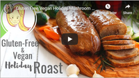 Gluten Free Vegan Holiday Mushroom Roast