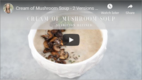 Cream of Mushroom Soup - 2 Versions | Vegan, Paleo, Keto