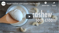vegan cashew sour cream | hot for food