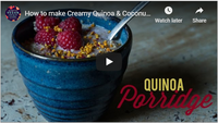 How to make Creamy Quinoa &amp; Coconut Porridge - AN EPIC BREAKFAS