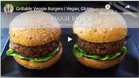 Grillable Veggie Burgers | Vegan, Gluten-Free