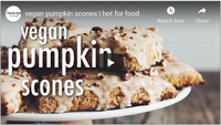 vegan pumpkin scones | hot for food