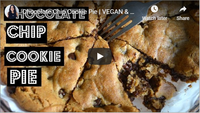 Chocolate Chip Cookie Pie | VEGAN &amp; DELICIOUS