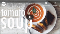 creamy vegan tomato soup | hot for food