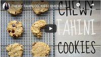 CHEWY TAHINI COOKIES | QUICK &amp; SIMPLE