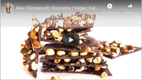 Raw (Tempered) Chocolate | Vegan, Paleo