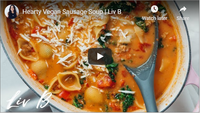 Hearty Vegan Sausage Soup | Liv B