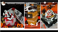 Halloween Graveyard Cake|| Beginner Cake Decorating