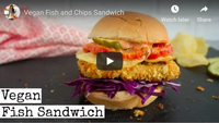 Vegan Fish and Chips Sandwich