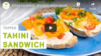 Tahini sandwich - the best tahini spead ever