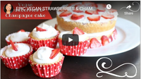 EPIC VEGAN STRAWBERRIES &amp; CHAMPAGNE CAKE with a COCONUT CHAMPAG