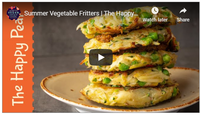 Summer Vegetable Fritters | The Happy Pear