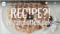 vegan coffee cake | RECIPE?! ep #13 (hot for food)