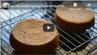 Vegan Vanilla Sponge Cake Recipe Using Aquafaba