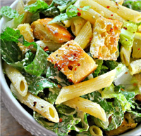 Vegan Caesar Pasta Salad