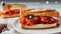 Tofu Parm Sandwiches (vegan! easy!)
