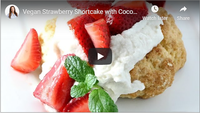 Vegan Strawberry Shortcake with Coconut Whip