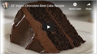 GF Vegan Chocolate Beet Cake Recipie