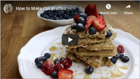 How to Make Oat Waffles