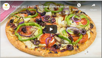 Vegan pizza with cashew cheese recipe