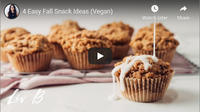 4 Easy Fall Snack Ideas (Vegan)