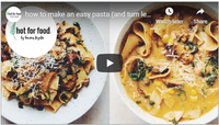 how to make an easy pasta (and turn leftovers into soup!) | REC