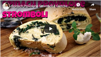 Spinach Provolone Stromboli || Gretchen&#039;s Vegan Bakery