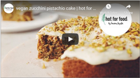 vegan zucchini pistachio cake | hot for food