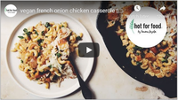 vegan french onion chicken casserole | RECIPE?! Ep #30 (hot for