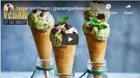 Vegan Ice Cream | @avantgardevegan by Gaz Oakley
