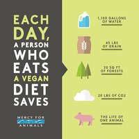 A Vegan Diet Saves....